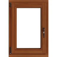 Okna - Lupol 3-szybowe fasadowe lakier kolor afromozja O4 90 RU 565x835 mm - miniaturka - grafika 1