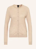 Swetry damskie - Boss Kardigan Fonami beige - miniaturka - grafika 1