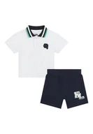 Kombinezony dla dzieci - Completo Bambino unisex Karl Lagerfeld Set polo e pantaloncini - miniaturka - grafika 1
