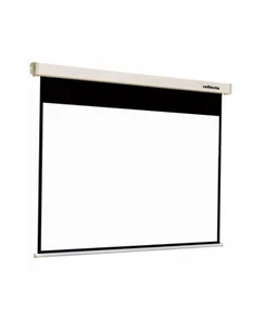 Ekran ręczny REFLECTA ROLLO Crystal Lux 160x129cm, 4:3, widzialne 156x117cm PR87722 - Ekrany projekcyjne - miniaturka - grafika 1