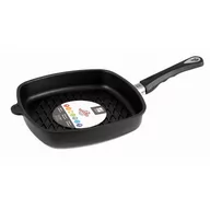 Patelnie - Patelnia do grilla G21 BBQ 28 cm Kolor: czarny - miniaturka - grafika 1