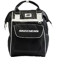 Plecaki - Skechers Czarny plecak z białymi elementami - Damskie - Kolor: Czarne - miniaturka - grafika 1