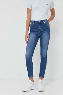 Spodnie damskie - Silvian Heach jeansy damskie high waist - grafika 1