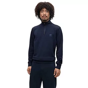 BOSS Męska bluza Zetrust, granatowa 418, XS, Navy418., XS - Bluzy męskie - miniaturka - grafika 1