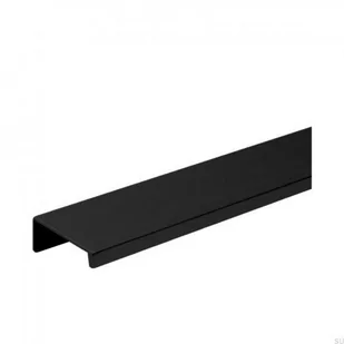 Uchwyt meblowy krawędziowy Slim 4025 96 Metalowy Czarny - Zawiasy, okucia i inne akcesoria - miniaturka - grafika 1