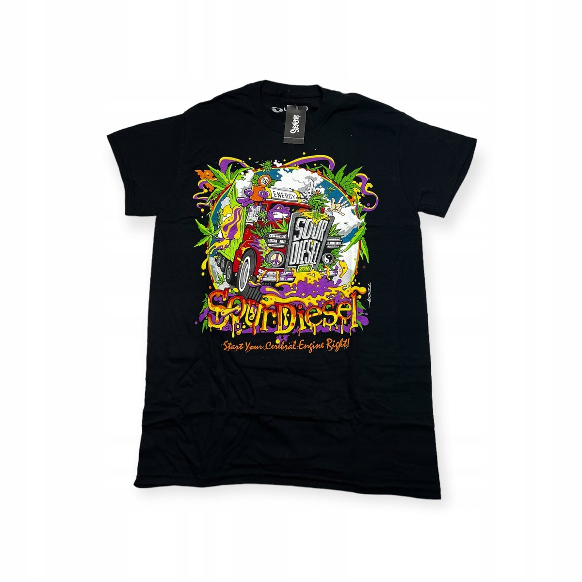 Koszulka T-shirt męski okrągły dekolt SPENCER'S NADRUK M