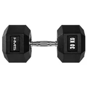 Hantle i ciężarki - HMS Hantla gumowana Hex Pro 30 kg 17-66-123 - miniaturka - grafika 1