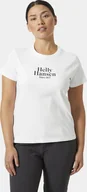 Koszulki i topy damskie - Helly Hansen damska koszulka T-shirt W CORE GRAPHIC TSHIRT 54080 001 S - miniaturka - grafika 1