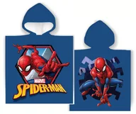 Okrycia kąpielowe dla dzieci - Ponczo Poncho Ręcznik SPIDERMAN dla dzieci 55x110 Kaptur Bawełna - miniaturka - grafika 1