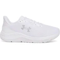 Buty sportowe damskie - Damskie buty do biegania Under Armour UA W Charged Pursuit 4 - białe - miniaturka - grafika 1