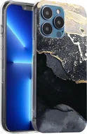 Etui i futerały do telefonów - Etui na telefon komórkowy Apple iPhone 11 Pro Protective Cover Marble Motif Silicone Slim Cover - miniaturka - grafika 1
