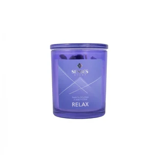 Senses Story, RELAX, Świeca sojowa, dzika lawenda, 440 g - Świece - miniaturka - grafika 1