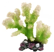 Dekoracje do akwarium - AQUA NATURA Dekoracja akwarystyczna koralowiec duży - zielony - miniaturka - grafika 1