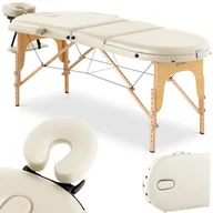 Stoły i łóżka do masażu - Physa Składany stół do masażu COLMAR BEIGE beżowy - miniaturka - grafika 1