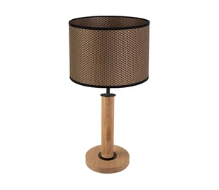 Spot-Light 7017400711551 - Lampa stołowa BENITA 1xE27/60W/230V dąb - Lampy stojące - miniaturka - grafika 1
