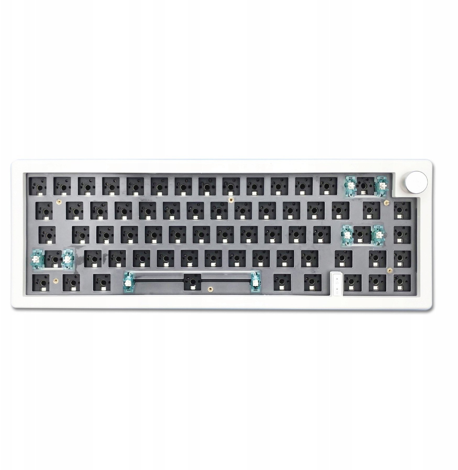 Zuoya Klawiatura mechaniczna DIY Dla Graczy Pianka Wyciszenie Mocna White GMK67