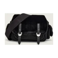 Torebki damskie - Coccinelle Torebka na ramię Campus shearling z dodatkiem skóry - miniaturka - grafika 1