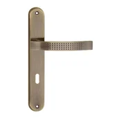 Klamki - Metal-Bud Klamka z szyldem Astra patyna - miniaturka - grafika 1