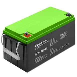 Qoltec Akumulator żelowy | 12V | 150Ah | GEL - Baterie do zasilaczy awaryjnych UPS - miniaturka - grafika 1