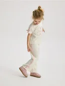 Bluzki dla niemowląt - Reserved - Bawełniany komplet z aplikacją - złamana biel - miniaturka - grafika 1