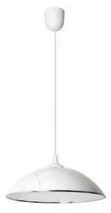 Lampex Lampa wisząca Alice C, biało-srebrna, 70x38 cm - Lampy sufitowe - miniaturka - grafika 1
