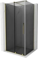 Kabiny prysznicowe - Mexen Velar kabina prysznicowa rozsuwana 120x80 cm, grafit, złota - 871-120-080-41-50 - miniaturka - grafika 1