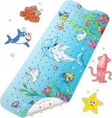 Wanienki dla dzieci - Mata do wanny, prysznic, antypoślizgowa, 100x40 cm Delfin - miniaturka - grafika 1