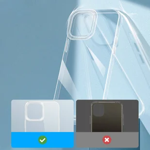 Baseus Przeźroczyste Etui Simple do iPhone 13 Pro Max białe - Etui i futerały do telefonów - miniaturka - grafika 30
