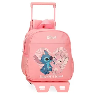 Joumma Disney Stitch One of a Kind Plecak przedszkolny z wózkiem różowy 23x25x10 cm poliester 5,25 l, Różowy kolor, Talla única, Plecak przedszkolny z wózkiem - Plecaki szkolne i tornistry - miniaturka - grafika 1
