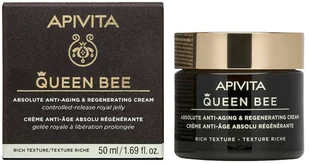Krem do twarzy nawilżający Apivita Queen Bee Rich 50 ml (5201279080938) - Kremy do twarzy - miniaturka - grafika 1