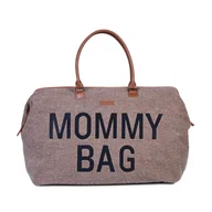 Zestawy naczyń dla dzieci - Childhome Torba Mommy Bag Teddy Soft Brown - miniaturka - grafika 1