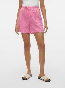 Vero Moda Szorty "Hay" w kolorze różowym - Spodenki damskie - miniaturka - grafika 1