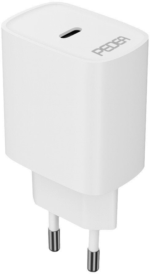 PEDEA USB-C Reiselader 20W Power Delivery, weiß 60040103