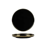 Talerze - Talerz deserowy Berlotti 20 cm czarny - miniaturka - grafika 1