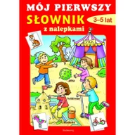 Słowniki języków obcych - Siedmioróg Mój pierwszy słownik z nalepkami - Praca zbiorowa - miniaturka - grafika 1