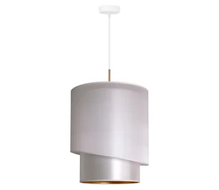 Duolla - Żyrandol na lince PARIS 1xE27/15W/230V śr. 40 cm srebrny/złoty - Lampy sufitowe - miniaturka - grafika 1