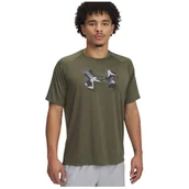 Koszulki sportowe męskie - Koszulka męska Under Armour M Tech Print Fill SS Rozmiar: L / Kolor: zielony - miniaturka - grafika 1