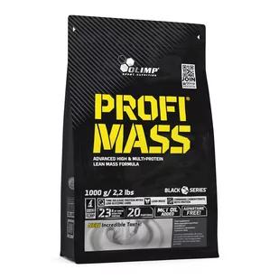 Olimp SPORT NUTRITION SPORT NUTRITION Gainer Profi Mass 1000g Banana bananowy roz uniw 5901330038181 - Odżywki na masę - miniaturka - grafika 1