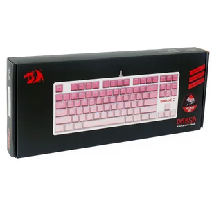 Redragon K576W-GP DAKSA TKL Wired Mechanical Keyboard 87 Keys Gradient PBT Keycap Red Switch - Pink - Klawiatury - miniaturka - grafika 9