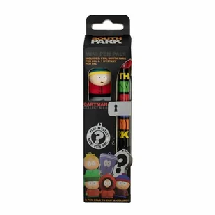 South Park Długopis z 2 figurkami kolekcjonerskimi, długopis w stylu kultowej serii, idealny dla fanów, wielokolorowa, jeden rozmiar - Długopisy South Park Długopis z 2 figurkami kolekcjonerskimi, długopis w stylu kultowej serii, idealny dla fanów, wielokolorowa, jeden rozmiar - Długopisy - miniaturka - grafika 1
