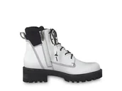 Botki damskie - Tamaris, Trzewiki damskie, Tamaris, biały, rozmiar 39 - miniaturka - grafika 1