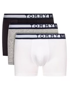 Majtki męskie - Tommy Hilfiger Komplet 3 par bokserek UM0UM01234 Biały Regular Fit - grafika 1