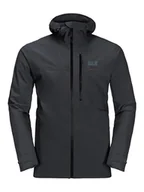 Kurtki i kamizelki sportowe męskie - Jack Wolfskin Kurtka funkcyjna "Go Hike" w kolorze czarnym - miniaturka - grafika 1