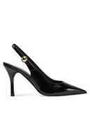 Sandały damskie - Furla Sandały Vernice Granata YJ08SFE Y57000 O6000 Czarny - miniaturka - grafika 1