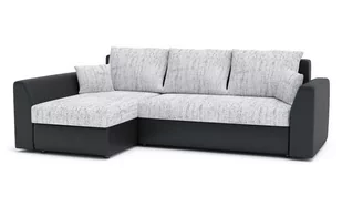 Narożnik Paul 1 z Funkcją Spania Łóżko Rogówka Sofa, Szary-Czarny - Narożniki - miniaturka - grafika 1