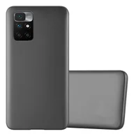 Etui i futerały do telefonów - Pokrowiec Do Xiaomi RedMi 10 4G w METALLIC SZARY Etui TPU Silikon Obudowa Ochronny Case Cover Cadorabo - miniaturka - grafika 1