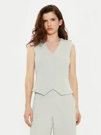 Kamizelki damskie - Calvin Klein Kamizelka K20K208017 Szary Slim Fit - miniaturka - grafika 1