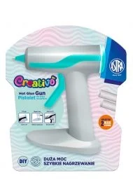 PISTOLET DO KLEJU TERM 30W 2WKL Z PODST MAGN AST - Zabawki kreatywne - miniaturka - grafika 1