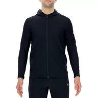 Bluzy sportowe męskie - Bluza męska UYN  Man City Running OW Hooded Full Zip black XL - miniaturka - grafika 1