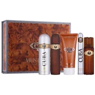 Zestawy kosmetyków męskich - Cuba Original Gold Must Have zestaw woda toaletowa spray 100ml + woda toaletowa spray 35ml + dezodorant spray 200ml + żel pod prysznic 200ml + woda po goleniu - miniaturka - grafika 1